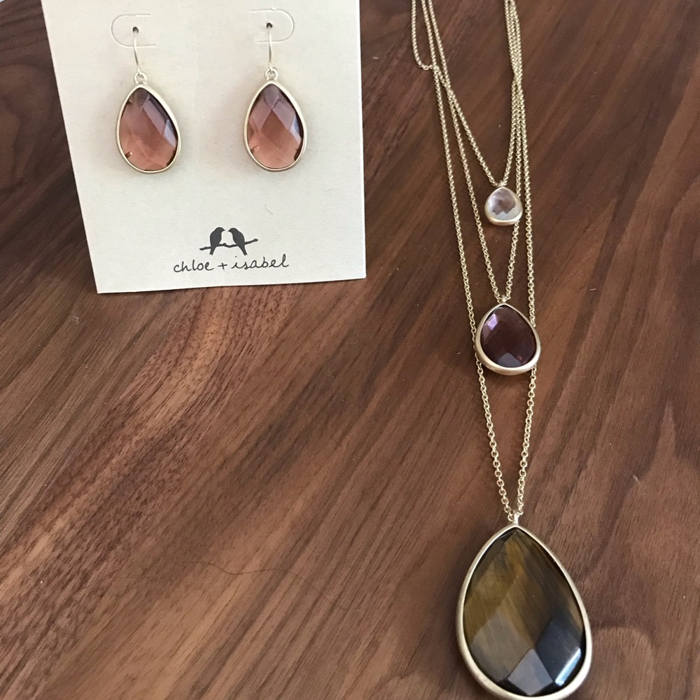 Chloe + Isabel Minaret Earring + Necklace Set
